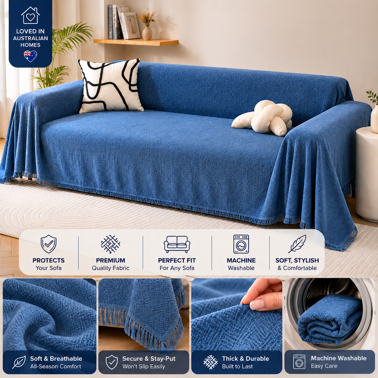 The Signature Artisan Couch Cover™️